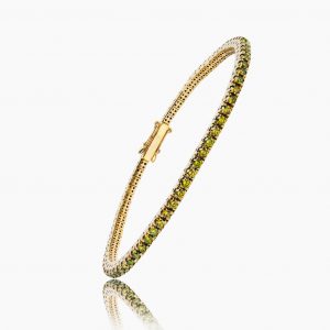 Bracelet saphir jaune en or jaune – Élégance solaire et style intemporel l Bracelets Kern