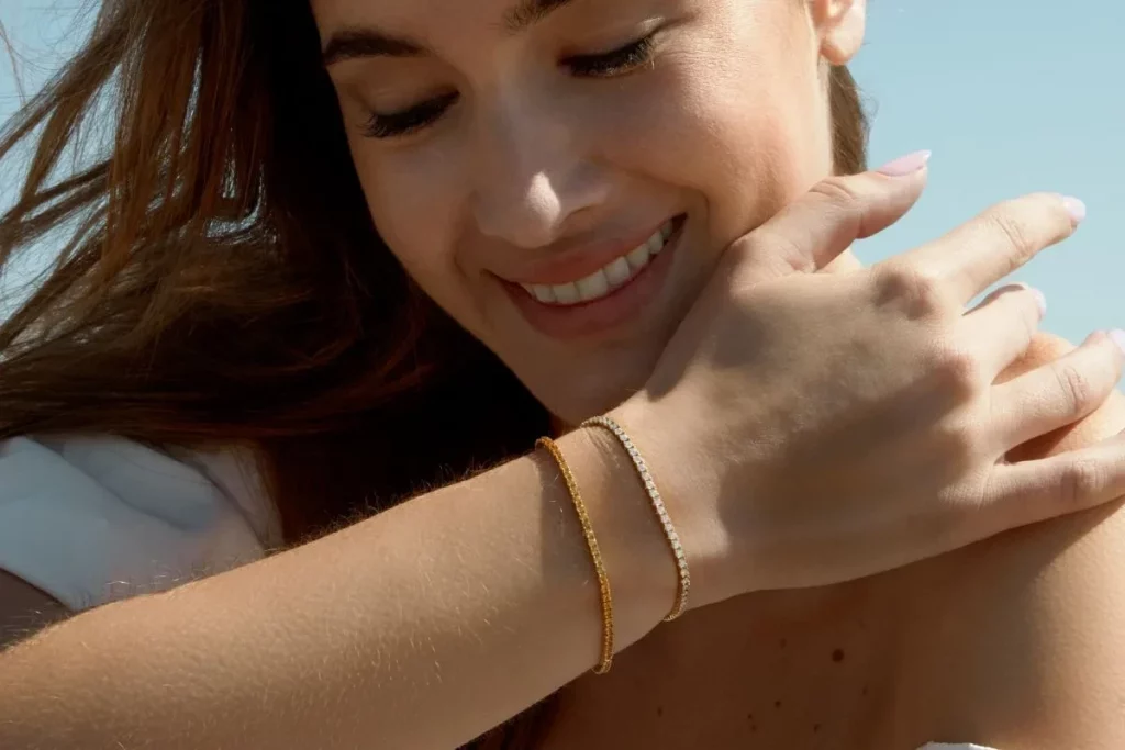 Bracelet en or élégant pour femme