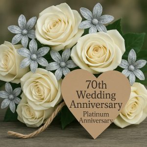 70th Wedding Anniversary – An Elegant Bouquet to Celebrate the Platinum Anniversary with Love and Emotion – Bracelets Kern