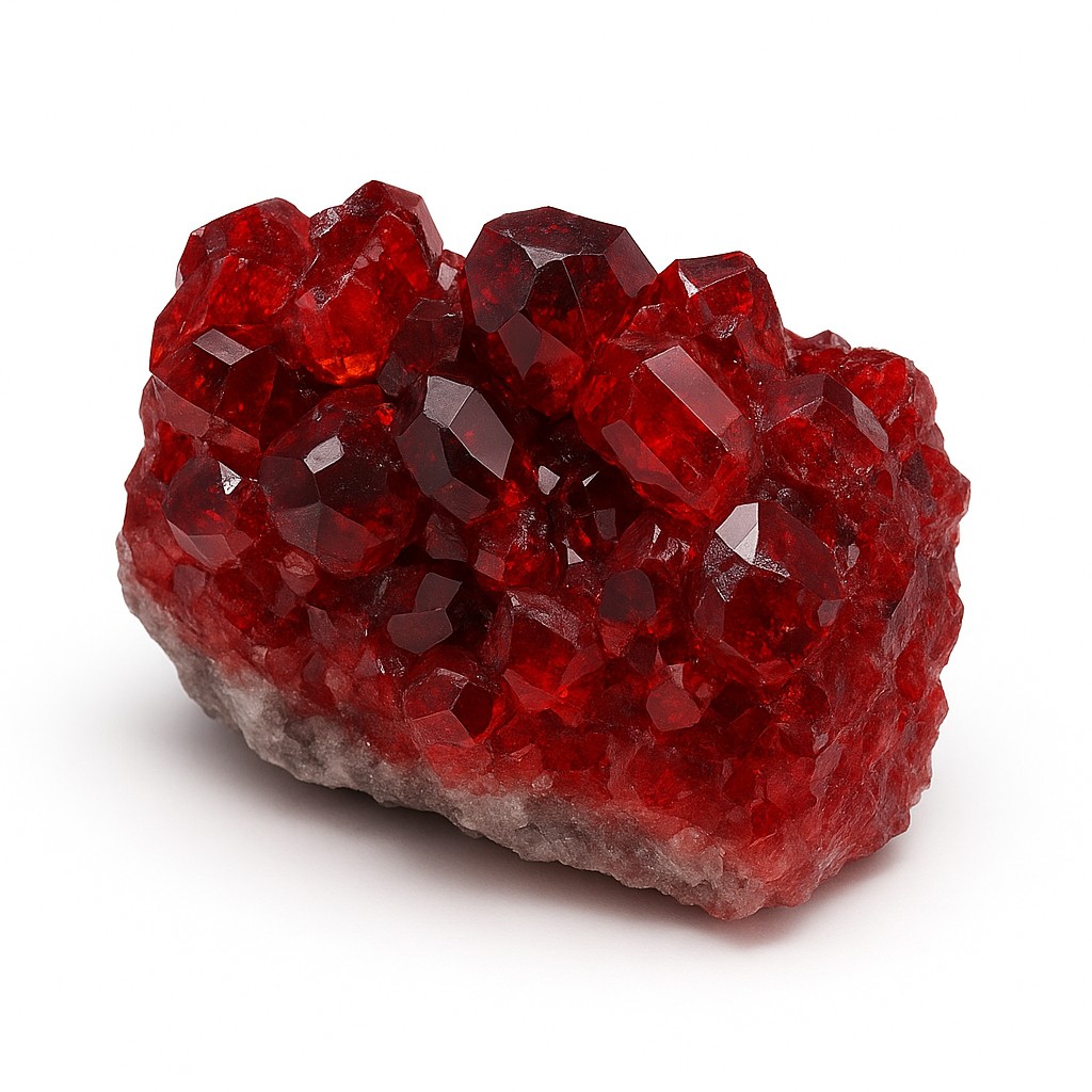 Grenat brut rouge vif – Pierre de naissance de janvier l Bracelets Kern