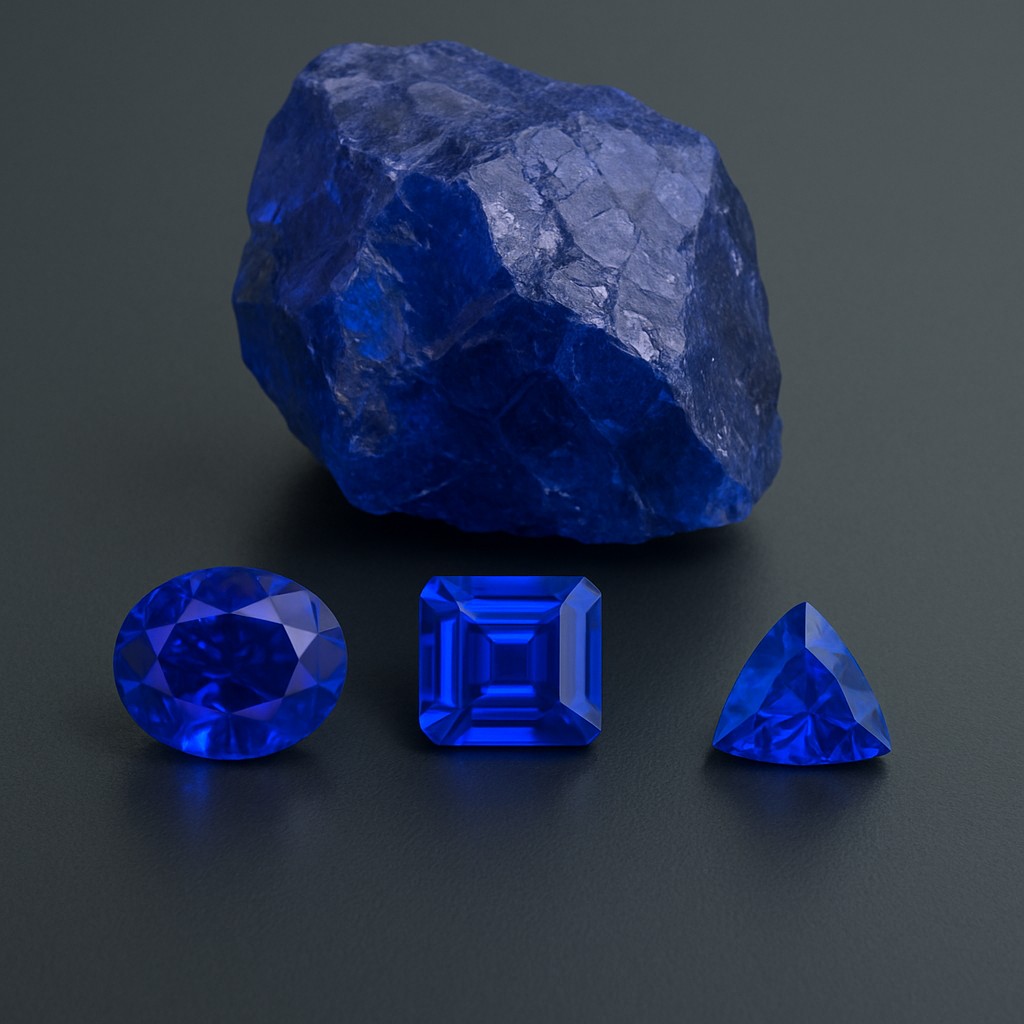 Tanzanite brute et taillée – Pierre de naissance de décembre l Bracelets Kern