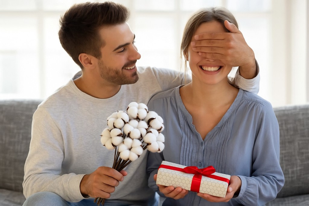 Cadeau surprise pour 1 an de mariage – Noces de coton l Bracelets Kern (1st Wedding Anniversary)