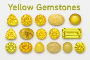 Pierres précieuses jaunes – Formes, tailles et éclats l Yellow stones Bracelets Kern