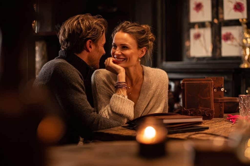 Dîner romantique en amoureux pour fêter trois ans de mariage et les noces de froment l Bracelets Kern