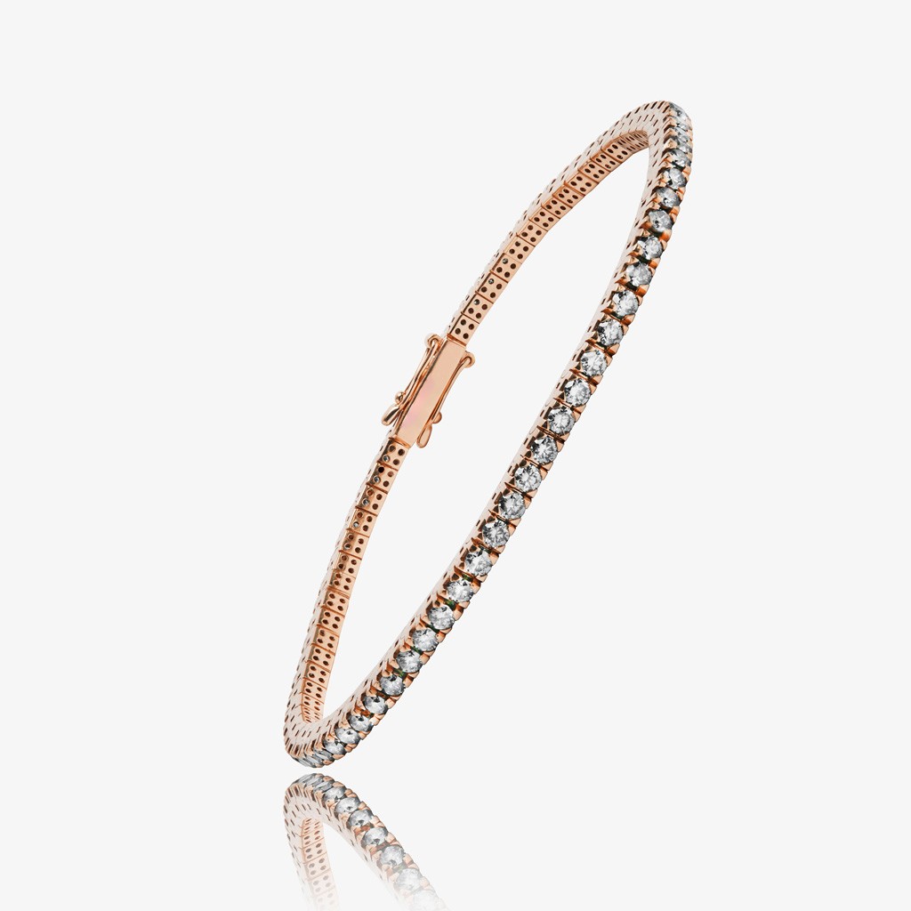 Bracelet personnalisé en argent serti – bijou à graver élégant l Personalized Silver Bracelet - Bracelets Kern