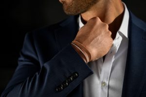 Bracelet homme argent 925 rhodié et diamants blancs – Style élégant et intemporel l Silver Bracelets for Men - Bracelets Kern