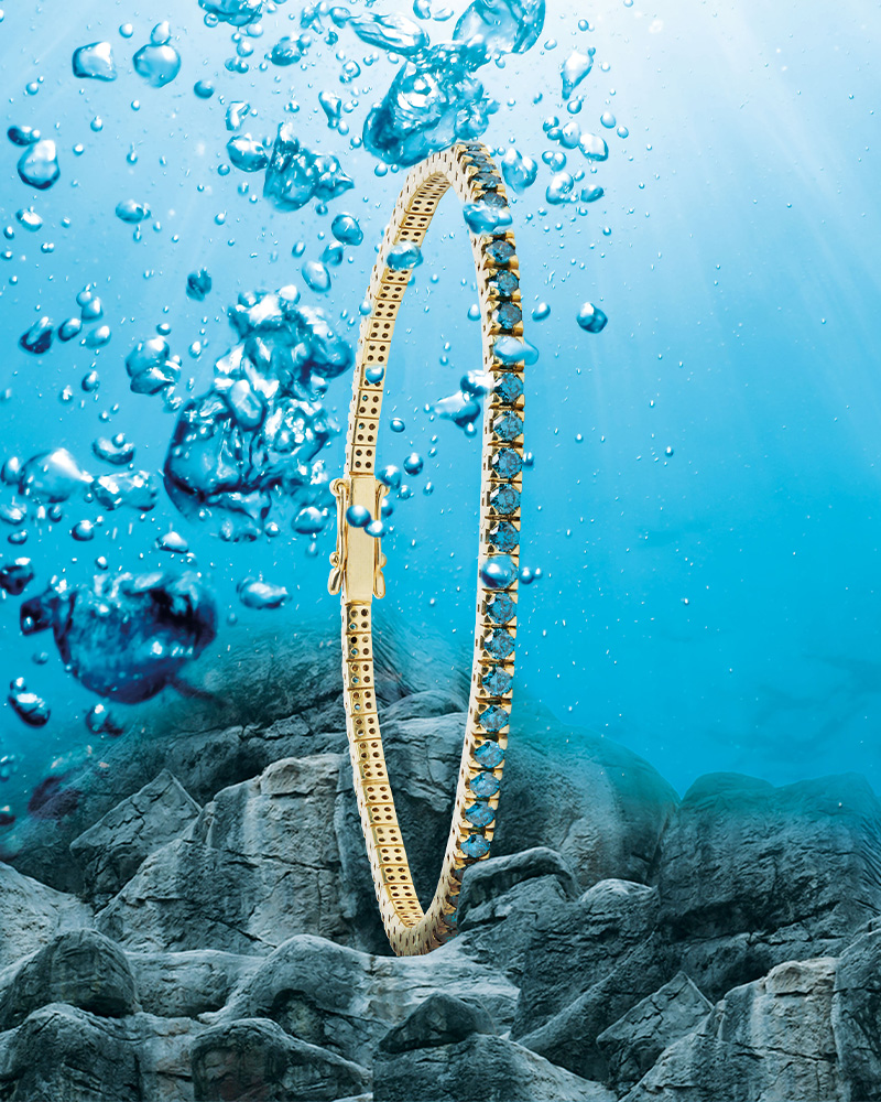 Image de présentation d'un bracelet de la collection Eau Turquoise
