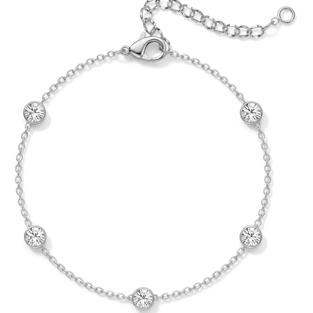Bracelet Eclat Eternel Argent 925 Oxydes de Zirconium 2 • Maison Kern